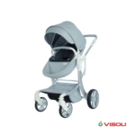 Carucior 3 in 1 tip ou, multifunctional, scaun auto Visoli Grey