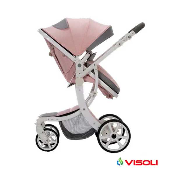 Carucior de copii 2 in 1 Visoli® pink 3